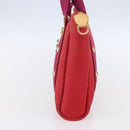 LOUIS VUITTON Antigua Kava PM Tote Bag Canvas Rouge M40037 LV Auth ka001-4