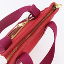 LOUIS VUITTON Antigua Kava PM Tote Bag Canvas Rouge M40037 LV Auth ka001-6