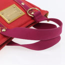 LOUIS VUITTON Antigua Kava PM Tote Bag Canvas Rouge M40037 LV Auth ka001-7