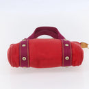 LOUIS VUITTON Antigua Kava PM Tote Bag Canvas Rouge M40037 LV Auth ka001-5