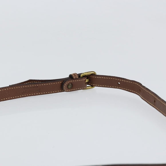 Burberrys Nova Check Shoulder Bag PVC Beige Gold Auth ka004