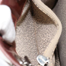 CARTIER Shoulder Bag Patent leather Brown Silver Auth ka005-21