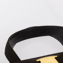 Salvatore Ferragamo Hand Bag Leather Brown Gold Auth ka006-14