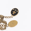 CHANEL Chain Shoulder Bag Leather Red Gold CC Auth ka007-9