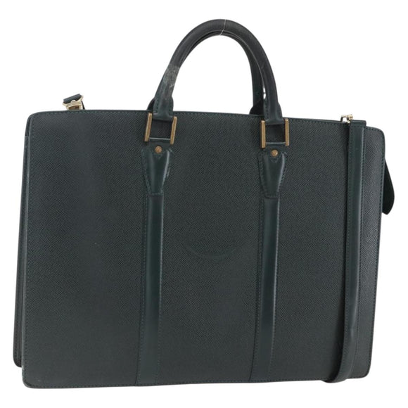 LOUIS VUITTON Taiga Porte Documents Rozan Bag Epicea M30054 LV Auth ka008