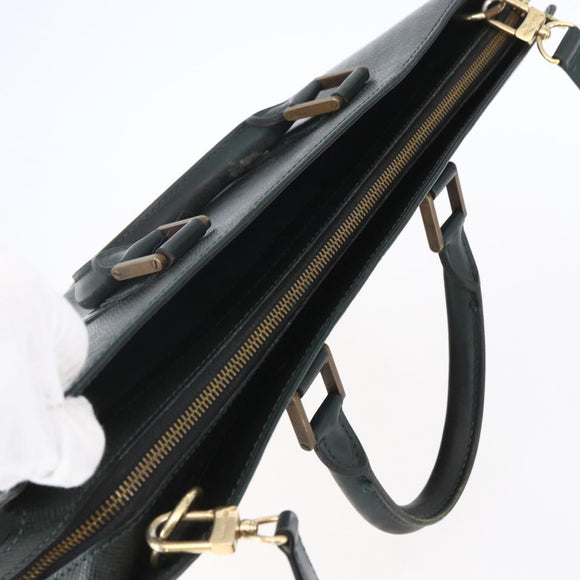 LOUIS VUITTON Taiga Porte Documents Rozan Bag Epicea M30054 LV Auth ka008