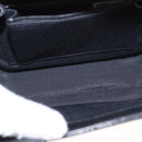 GIVENCHY Hand Bag Leather Black Gold Auth ka009-12