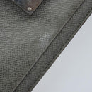 LOUIS VUITTON Taiga Selenga Clutch Bag Ardoise M30782 LV Auth ka010-7