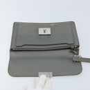 LOUIS VUITTON Taiga Selenga Clutch Bag Ardoise M30782 LV Auth ka010-8