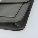 LOUIS VUITTON Taiga Selenga Clutch Bag Ardoise M30782 LV Auth ka010-14