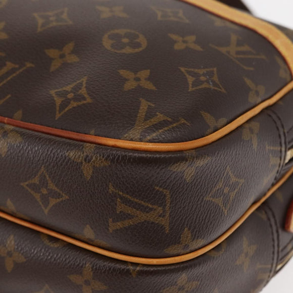 LOUIS VUITTON Monogram Reporter PM Shoulder Bag M45254 LV Auth ka011A