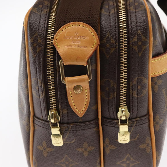 LOUIS VUITTON Monogram Reporter PM Shoulder Bag M45254 LV Auth ka011