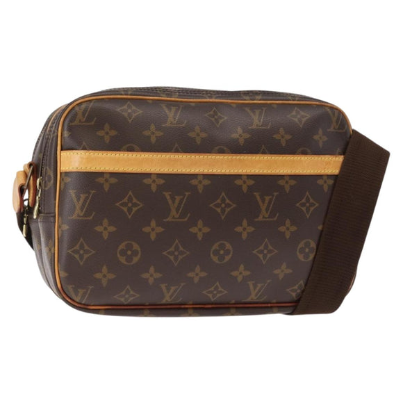 LOUIS VUITTON Monogram Reporter PM Shoulder Bag M45254 LV Auth ka011A