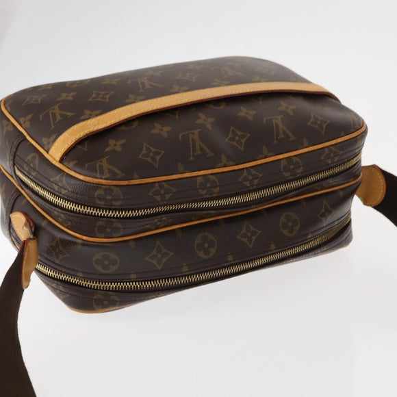 LOUIS VUITTON Monogram Reporter PM Shoulder Bag M45254 LV Auth ka011A