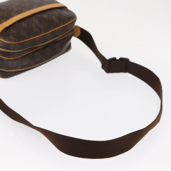 LOUIS VUITTON Monogram Reporter PM Shoulder Bag M45254 LV Auth ka011A