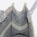 Christian Dior Toile De Jouy Book Tote Hand Bag Canvas Gray Auth ka013V-18
