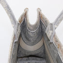 Christian Dior Toile De Jouy Book Tote Hand Bag Canvas Gray Auth ka013V-19