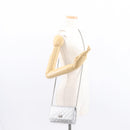 CHANEL Matelasse Chain Wallet Leather Silver CC Auth ka015-25