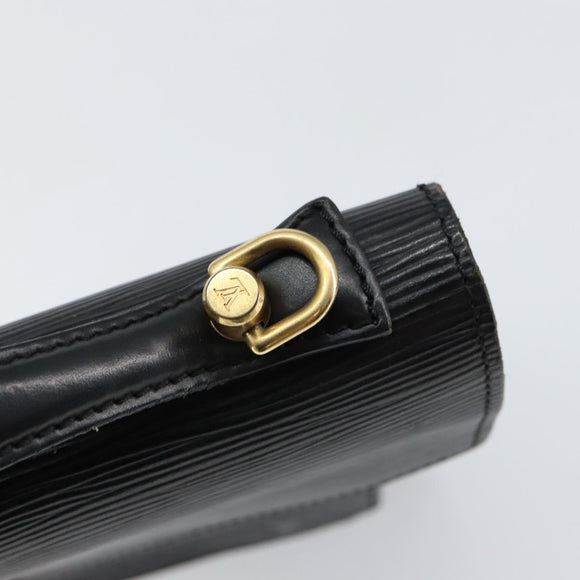 LOUIS VUITTON Epi Monceau 28 Hand Bag Black M52122 LV Auth ka020