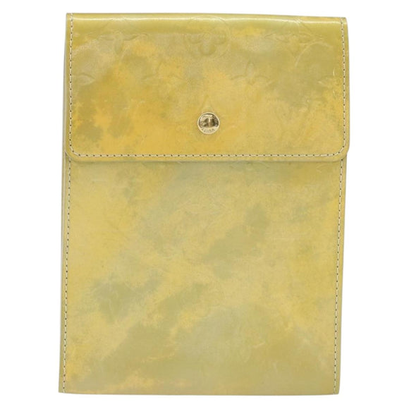 LOUIS VUITTON Monogram Vernis Kenmare Shoulder Bag Gris M91060 LV Auth ka022