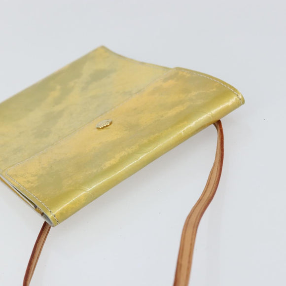 LOUIS VUITTON Monogram Vernis Kenmare Shoulder Bag Gris M91060 LV Auth ka022