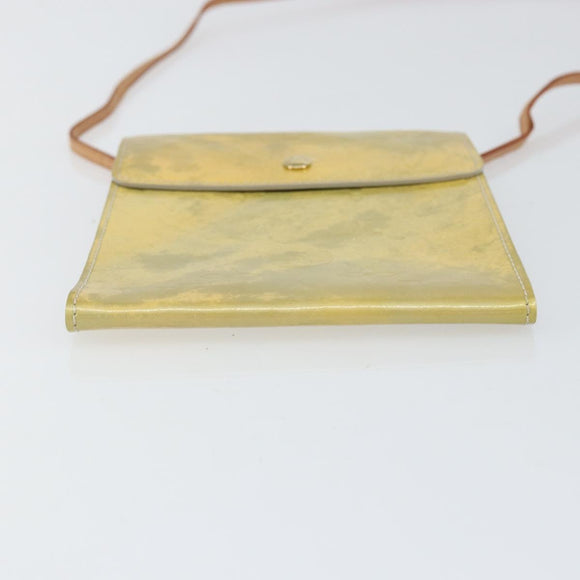 LOUIS VUITTON Monogram Vernis Kenmare Shoulder Bag Gris M91060 LV Auth ka022