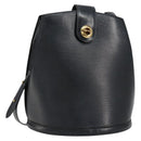 LOUIS VUITTON Epi Cluny Shoulder Bag Black M52252 LV Auth ka026-1