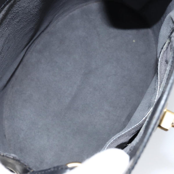 LOUIS VUITTON Epi Cluny Shoulder Bag Black M52252 LV Auth ka026