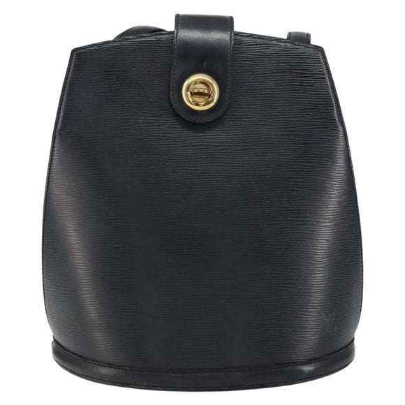LOUIS VUITTON Epi Cluny Shoulder Bag Black M52252 LV Auth ka026