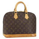 LOUIS VUITTON Monogram Alma Hand Bag M51130 LV Auth ka029-1