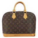 LOUIS VUITTON Monogram Alma Hand Bag M51130 LV Auth ka029-3