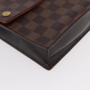 LOUIS VUITTON Damier Ebene Portello Shoulder Bag N45271 LV Auth ka033-14