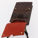 LOUIS VUITTON Damier Ebene Portello Shoulder Bag N45271 LV Auth ka033-10