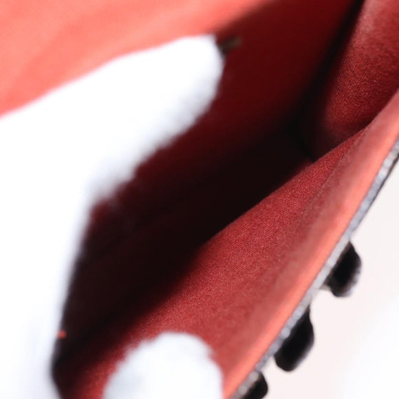 LOUIS VUITTON Damier Ebene Portello Shoulder Bag N45271 LV Auth ka033