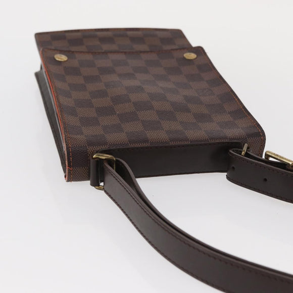 LOUIS VUITTON Damier Ebene Portello Shoulder Bag N45271 LV Auth ka033
