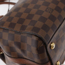 LOUIS VUITTON Damier Ebene Greenwich Hand Bag 2way N41337 LV Auth ka034-16
