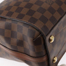 LOUIS VUITTON Damier Ebene Greenwich Hand Bag 2way N41337 LV Auth ka034-18
