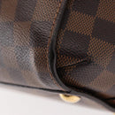 LOUIS VUITTON Damier Ebene Greenwich Hand Bag 2way N41337 LV Auth ka034-10