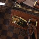 LOUIS VUITTON Damier Ebene Greenwich Hand Bag 2way N41337 LV Auth ka034-21