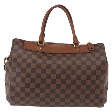 LOUIS VUITTON Damier Ebene Greenwich Hand Bag 2way N41337 LV Auth ka034 - 0