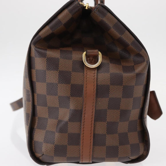 LOUIS VUITTON Damier Ebene Greenwich Hand Bag 2way N41337 LV Auth ka034