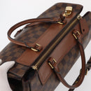 LOUIS VUITTON Damier Ebene Greenwich Hand Bag 2way N41337 LV Auth ka034-6