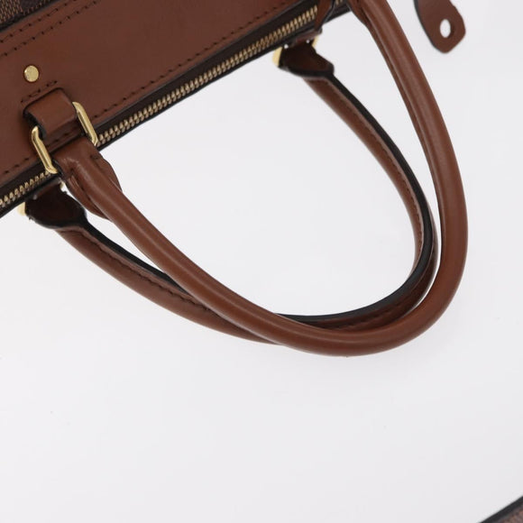 LOUIS VUITTON Damier Ebene Greenwich Hand Bag 2way N41337 LV Auth ka034