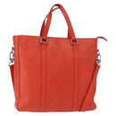LOUIS VUITTON Damier Anfini Tadao PM 2Way Hand Bag Orange N41268 LV Auth ka035-1