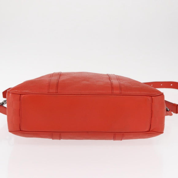 LOUIS VUITTON Damier Anfini Tadao PM 2Way Hand Bag Orange N41268 LV Auth ka035