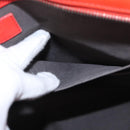 LOUIS VUITTON Damier Anfini Tadao PM 2Way Hand Bag Orange N41268 LV Auth ka035-23