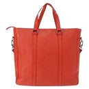 LOUIS VUITTON Damier Anfini Tadao PM 2Way Hand Bag Orange N41268 LV Auth ka035-2