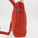 LOUIS VUITTON Damier Anfini Tadao PM 2Way Hand Bag Orange N41268 LV Auth ka035-3