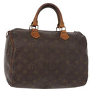 LOUIS VUITTON Monogram Speedy 30 Hand Bag M41526 LV Auth ka038-1