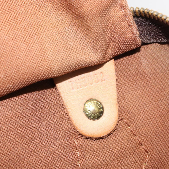 LOUIS VUITTON Monogram Speedy 30 Hand Bag M41526 LV Auth ka038